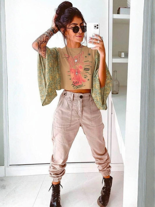 David Bowie Let’s Dance Fluid Sleeve Kimono Tee