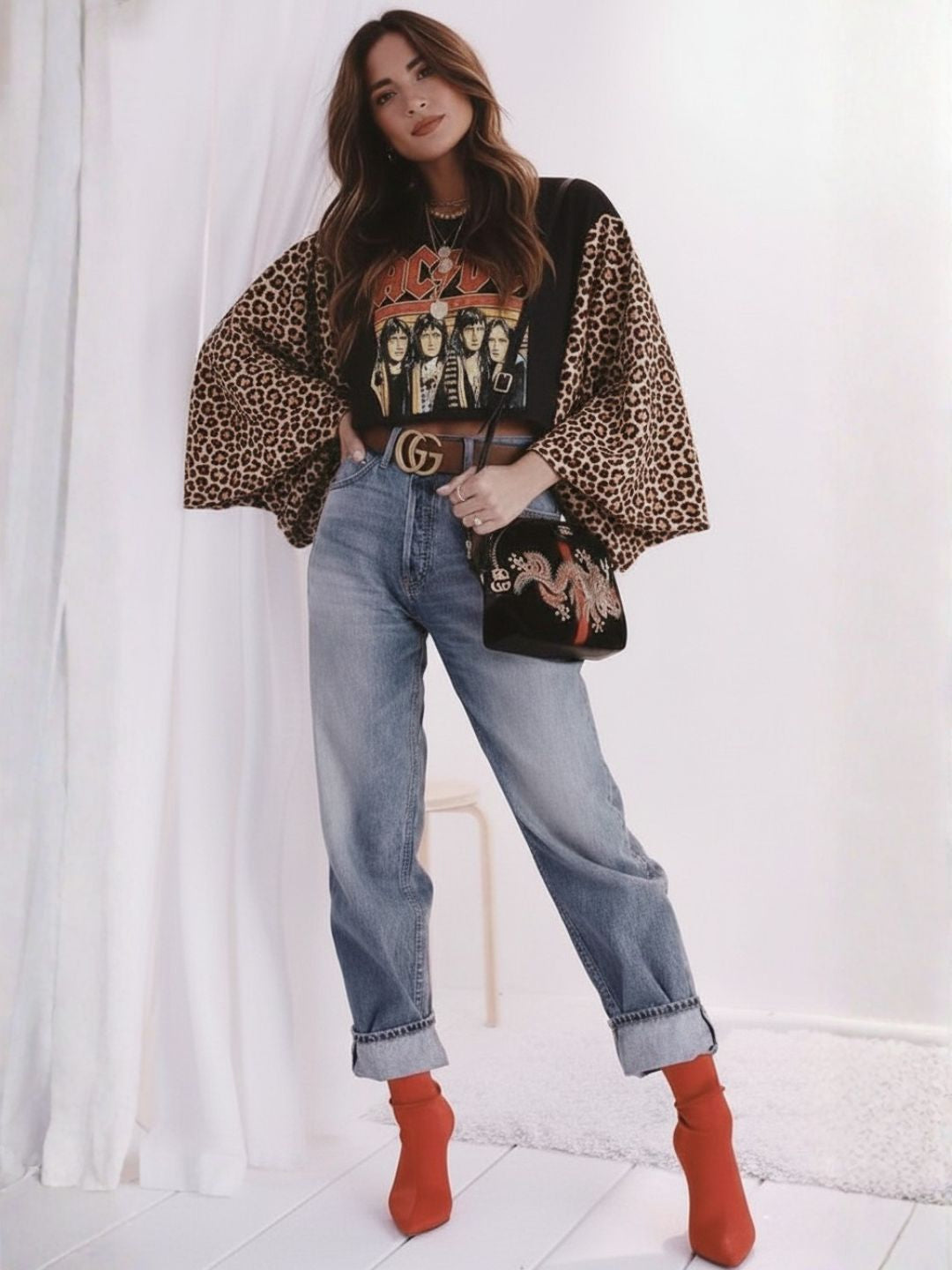 AC/DC Wild Voltage Kimono Tee