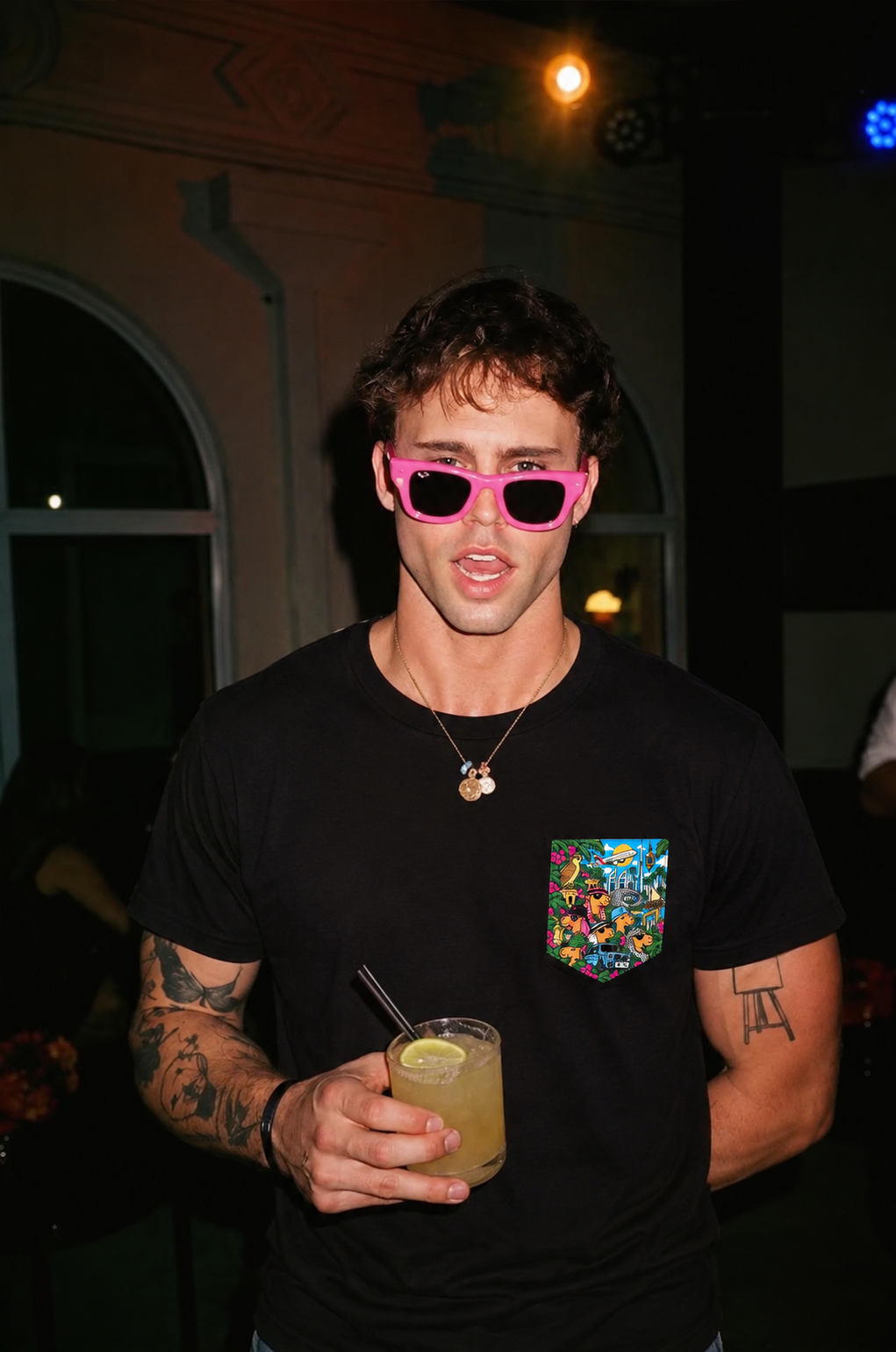 Dubai Strip unisex bamboo t-shirt by Teesing, photo 2