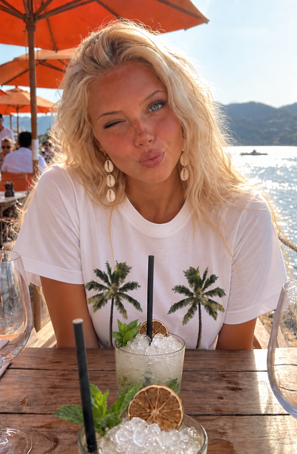Palm Trees bamboo crop top by Teesing, photo 3