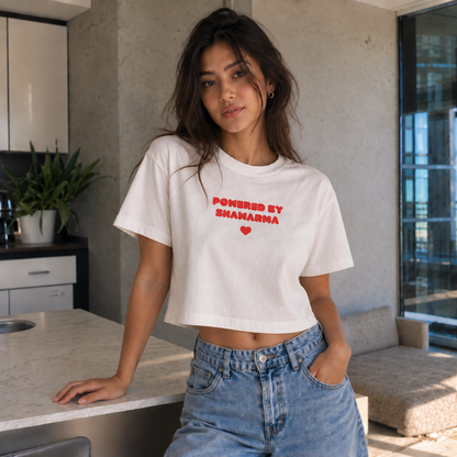 Powered by Shawarma bamboo crop top by Teesing, photo 3