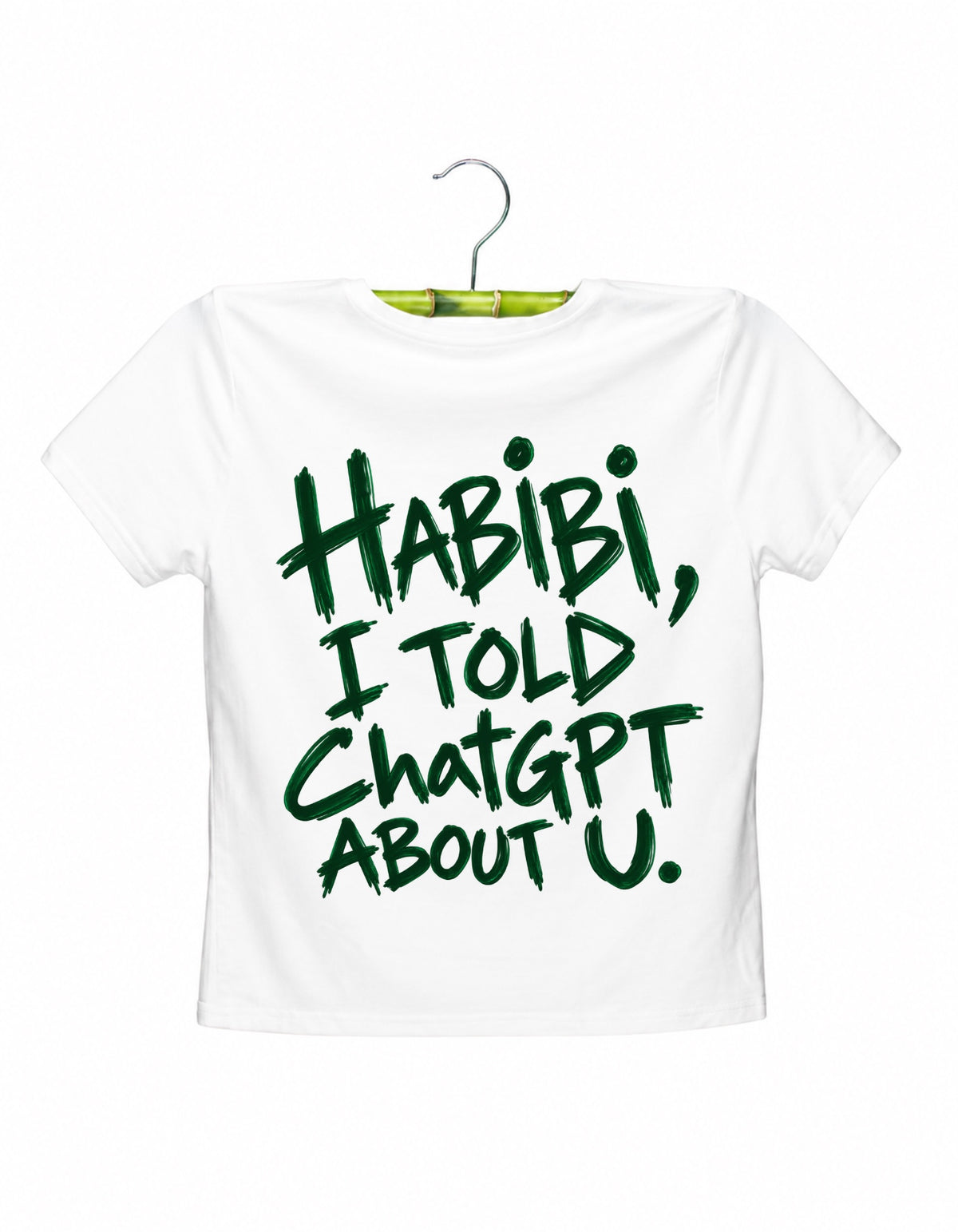 I Told ChatGPT About U bamboo crop top by Teesing, photo 1