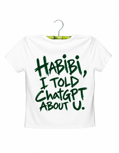 I Told ChatGPT About U bamboo crop top by Teesing, photo 1