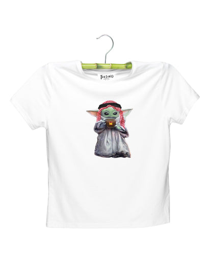 Space Baby bamboo crop top by Teesing, photo 2