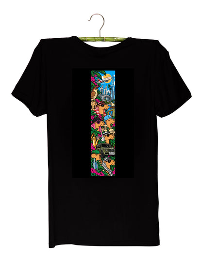 Dubai Strip unisex bamboo t-shirt by Teesing, photo 1