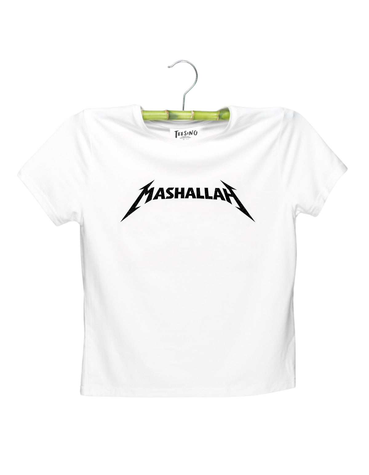 Mashallah Metal bamboo crop top by Teesing, photo 2