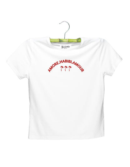 Amore Habibi Amour bamboo crop top by Teesing, photo 2