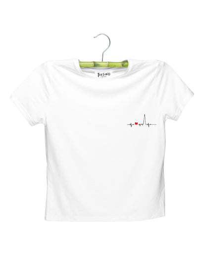 Dubai Heartbeat bamboo crop top by Teesing, photo 1