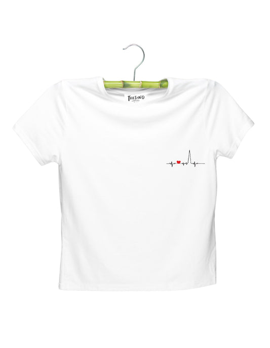 Dubai Heartbeat bamboo crop top by Teesing, photo 1